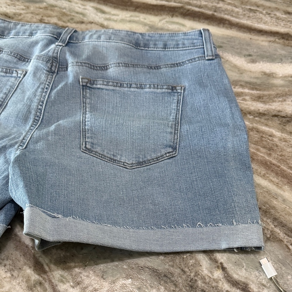 Sonoma Light Blue Rolled-Hem Denim Shorts - Picture 6 of 6